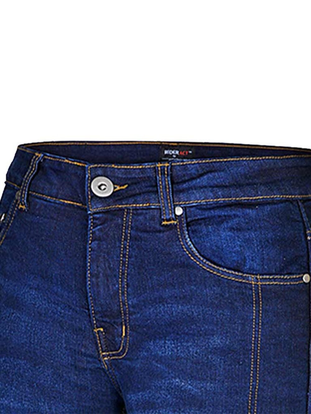 RIDERACT® Men Dark Blue Pant With CE Armors Casual Biker Denim Jeans NEW - Picture 8 of 9